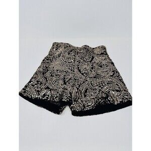 2B Bebe Y2kShorts  Womens Small Gold Sequin Stretch Pull On  Mini Party Cocktail